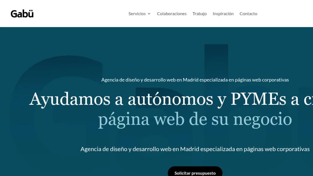 Página principal de la agencia Digital Gabü